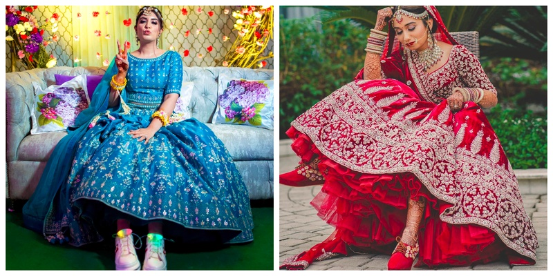 7 Brides who Ditched Heels and Chose Sneakers for their Wedding Outfits!