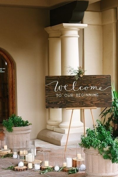 Bring a Western Twist to Indian Wedding Decoration with these Welcome Sign Boards!