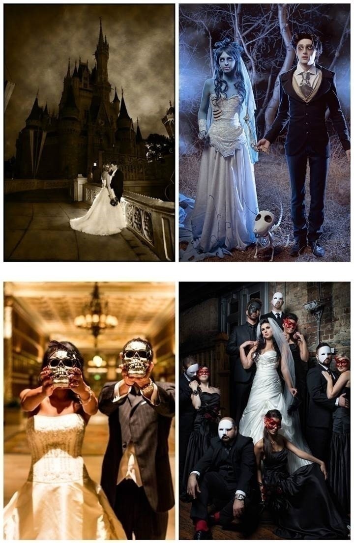 GOTHIC WEDDING PHOTO IDEAS