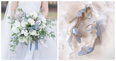 5 'Something Blue' for Your White Wedding