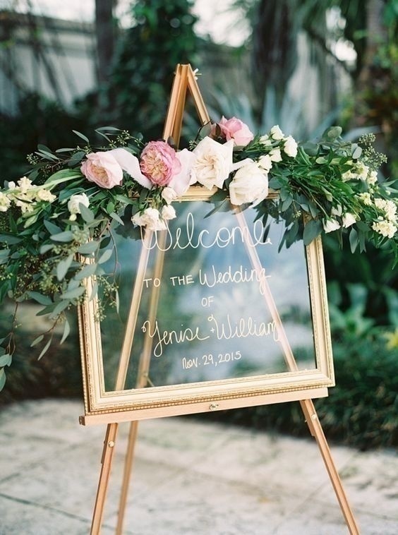 Bring a Western Twist to Indian Wedding Decoration with these Welcome Sign Boards!