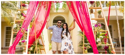 Hiren & Neha Goa : This beach wedding with a super fun pool party will give you some major wedding decor goals!
