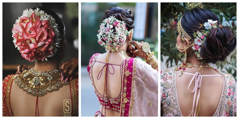8 Gorgeous Floral Buns for Brides who Love Everything Extravagant!