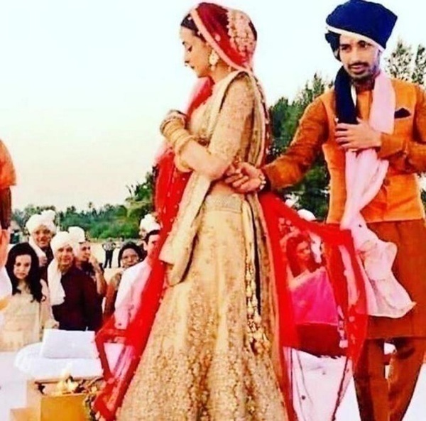 Sanaya Irani and Mohit Sehgal