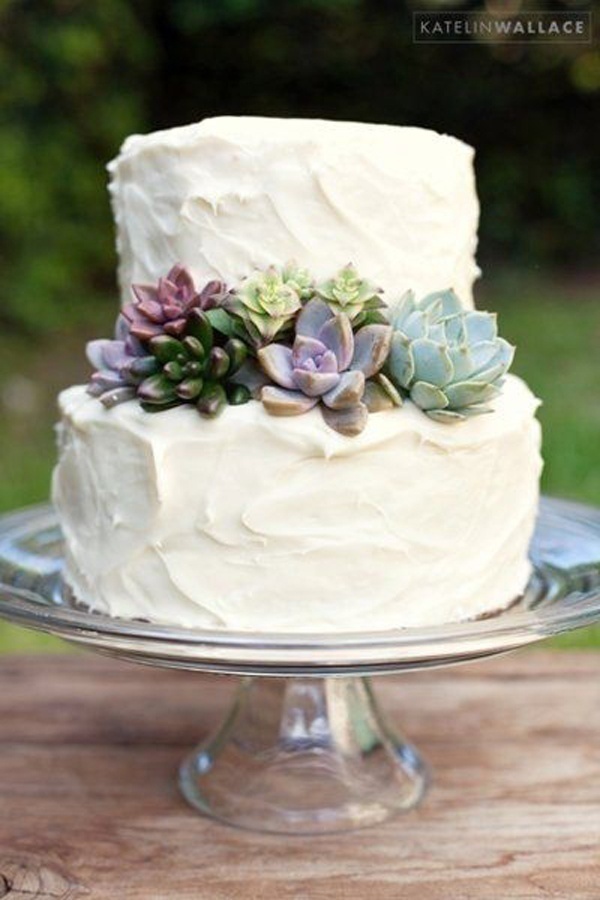 Divine as God’s Own Creation - Green Wedding Cake Ideas