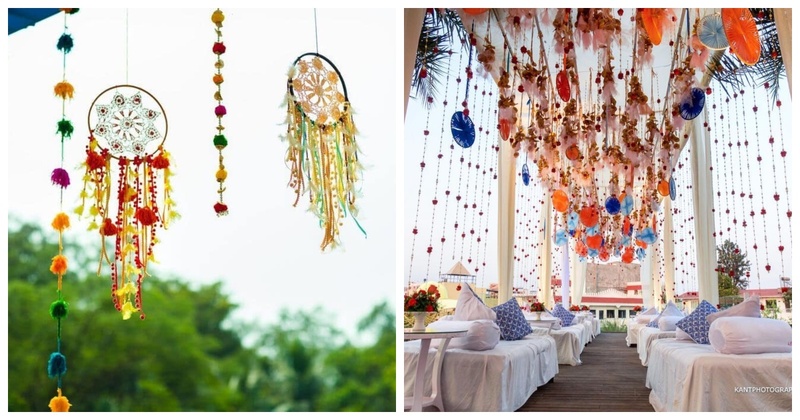 Add that extra oomph to your wedding decor with these stunning dreamcatchers!