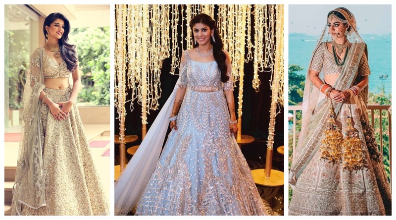 Silver And Grey Lehengas Are Trending Big Time This Wedding Season