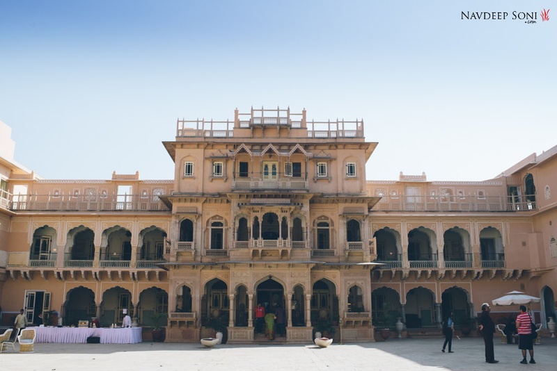 Cross Cultural Marriage held Chomu Palace  Udaipur Weddingz in