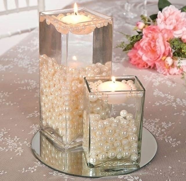 NEUTRAL WEDDING CENTERPIECES