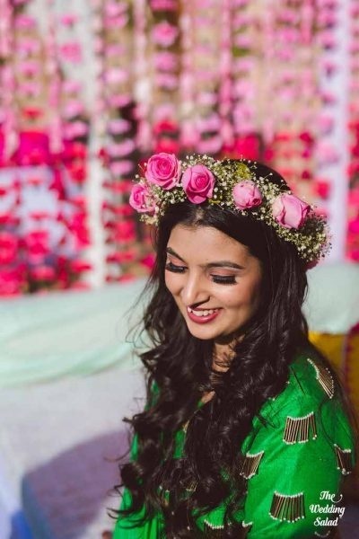 Bridal hairstyle ideas for your mehendi & haldi functions 