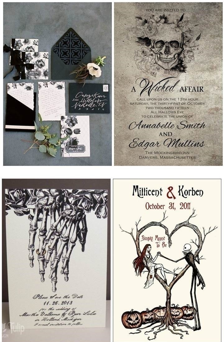 GOTHIC WEDDING INVITES