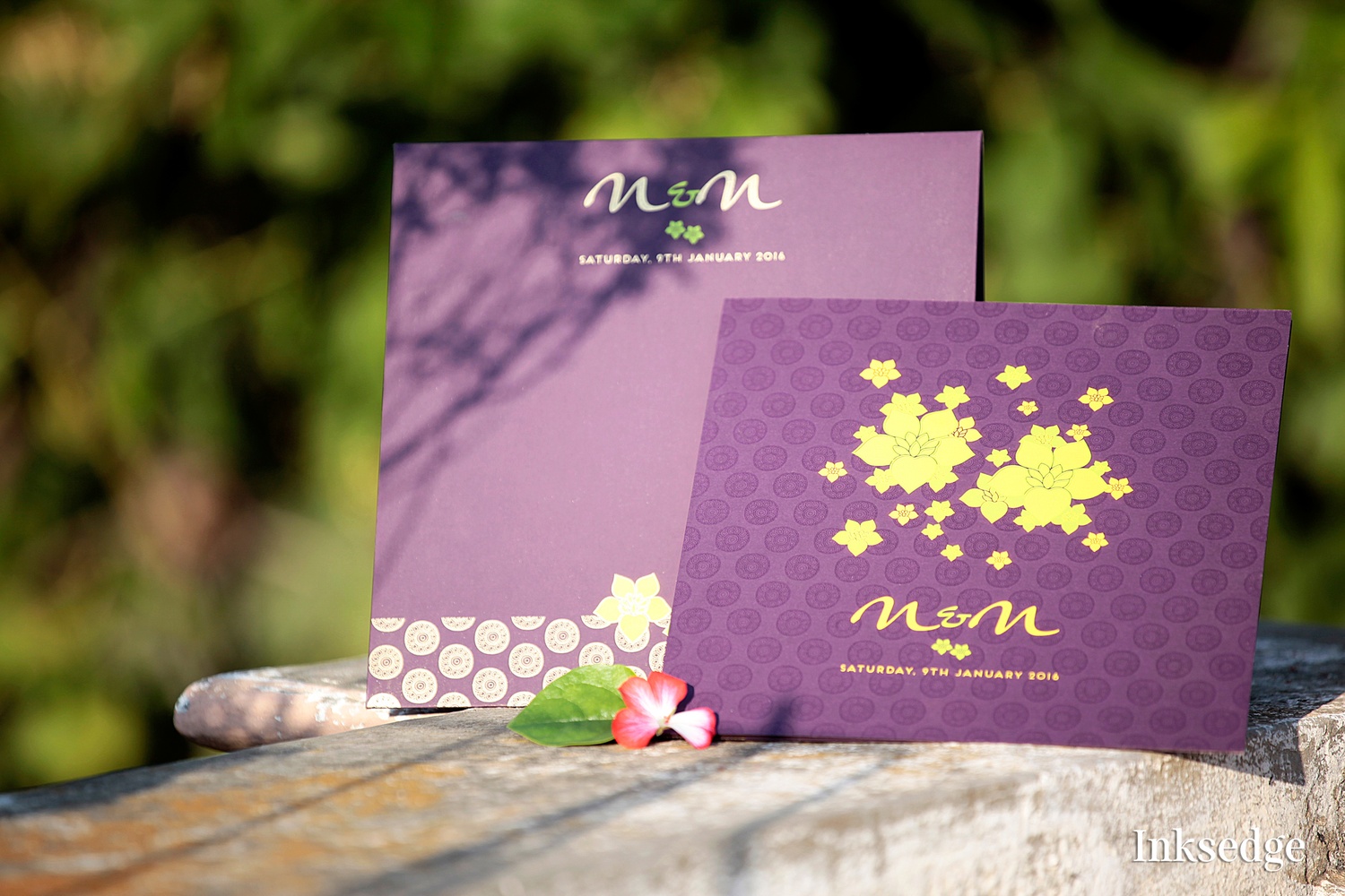 Beautiful 33 Marriage Card Bangalore