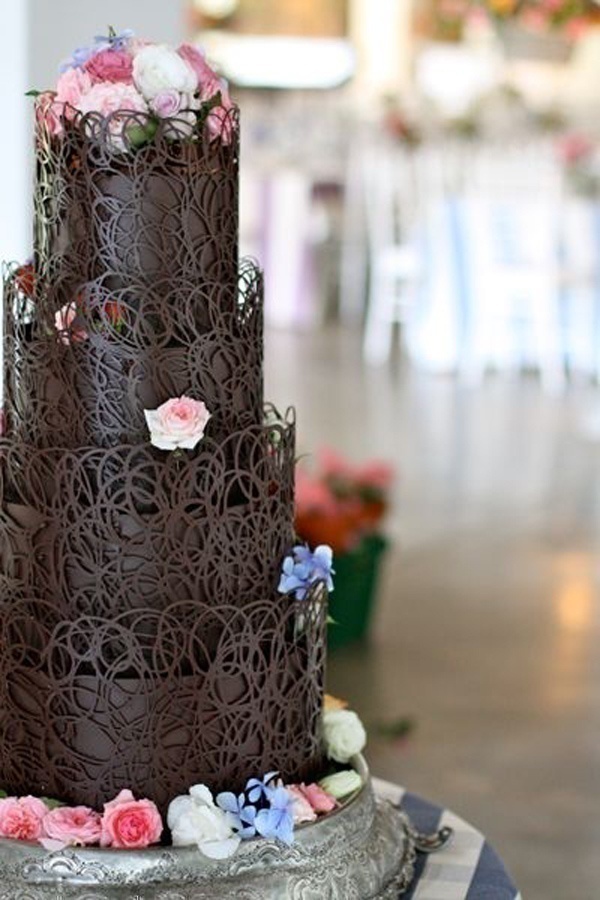 Classic: Chocolate Wedding Cakes