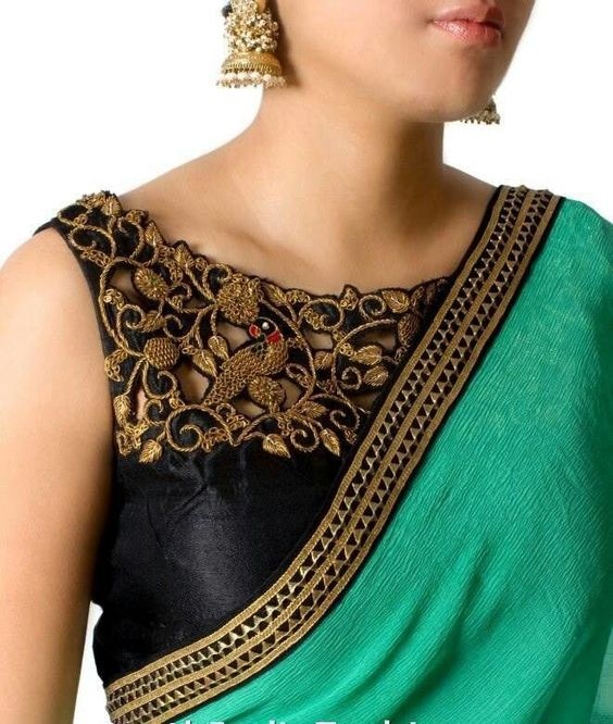 10 Blouse Embroidery Designs to Check out this Wedding Season! Bridal