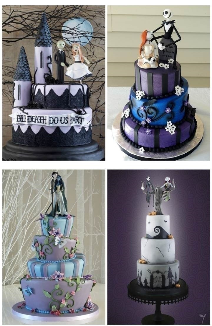 GOTHIC WEDDING CAKES AND CAKE TOPPERS