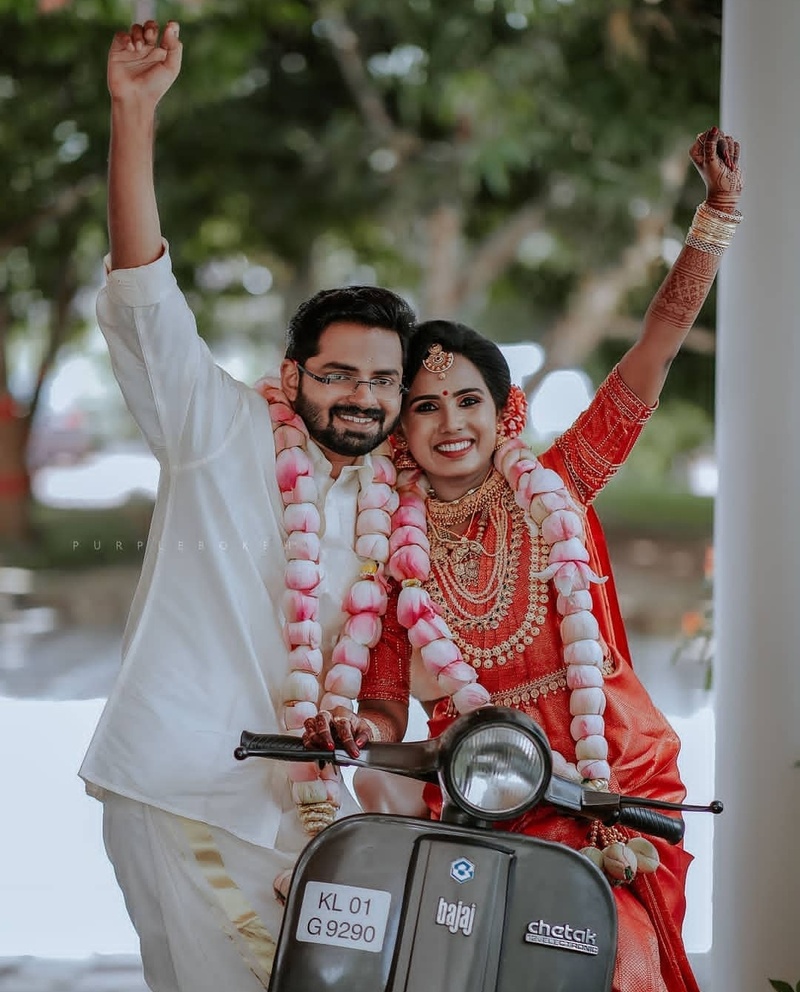 Kerala Lockdown Wedding- Aswini and Arjun’s Anamthara River View Resort Wedding