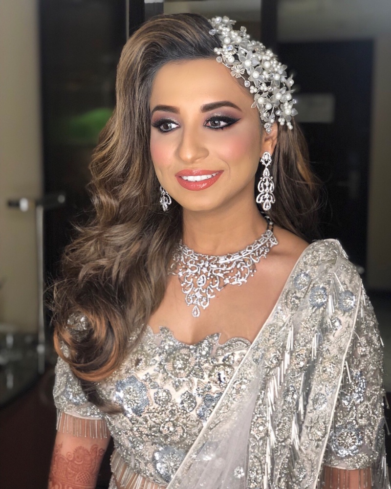 Beautiful Indian Bride with Long Hair