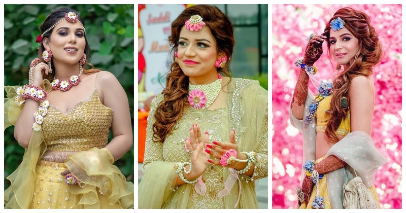 7 Brides who Proved Floral Jewellery is Super Stylish