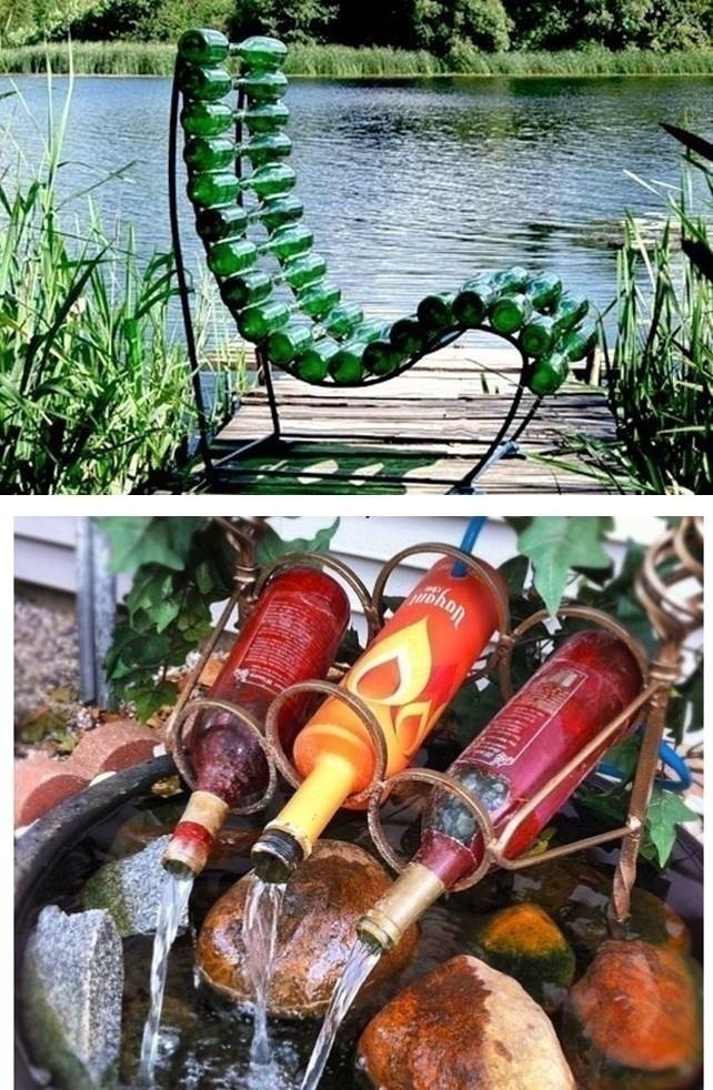 WINE BOTTLE WEDDING DECOR