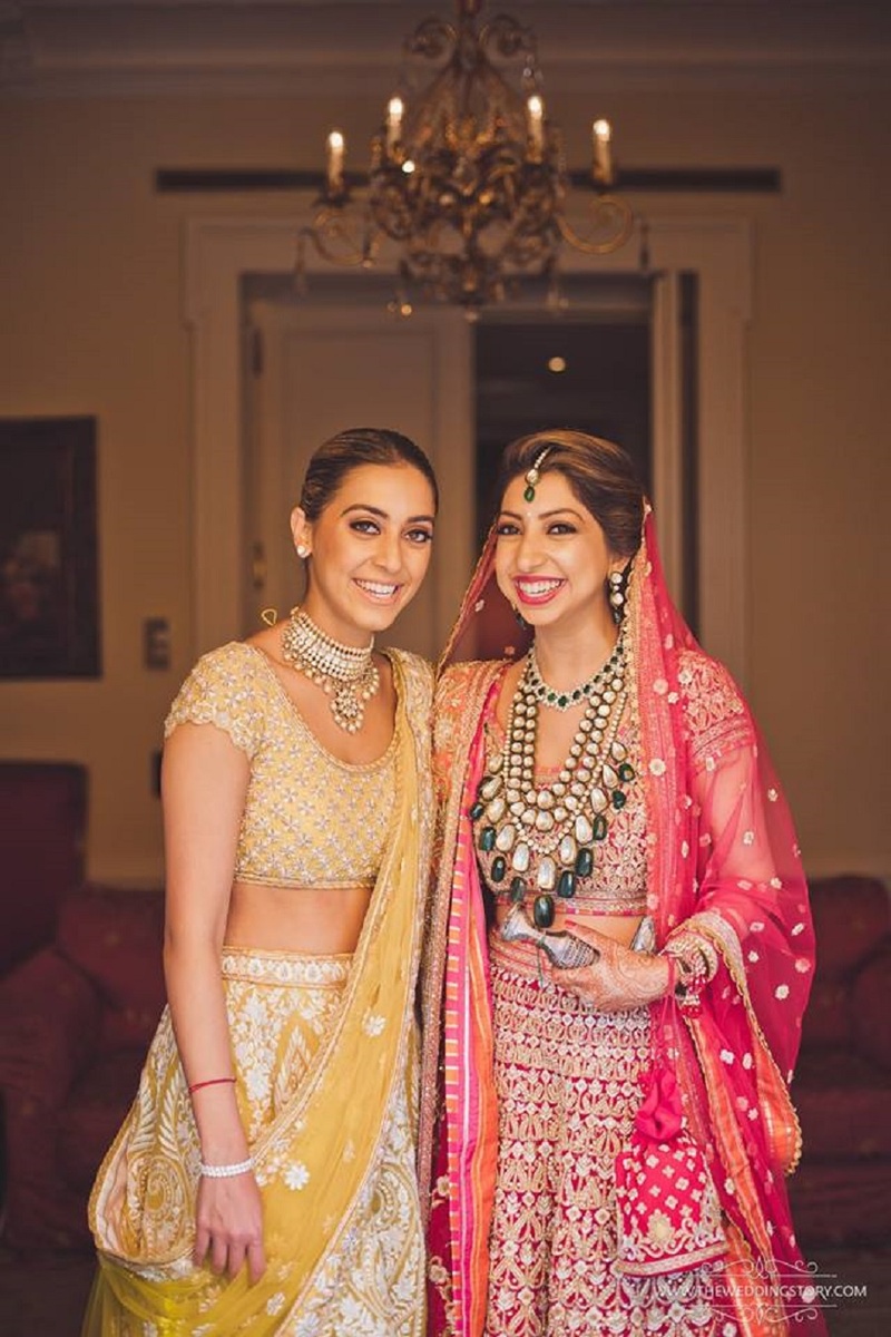 When bride's sister flaunts with full faired lehenga in wedding.  @poojabobal #weddingdress #weddingphotography #sisterofbride #leheng... |  Instagram