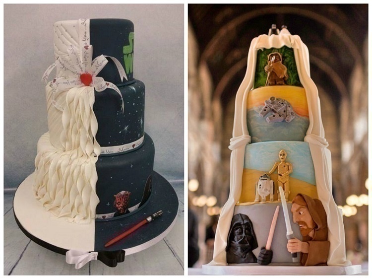 Creative Half And Half Wedding Cake Ideas That You Must Take Straight To Your Cake Vendor Wedding Planning And Ideas Wedding Blog