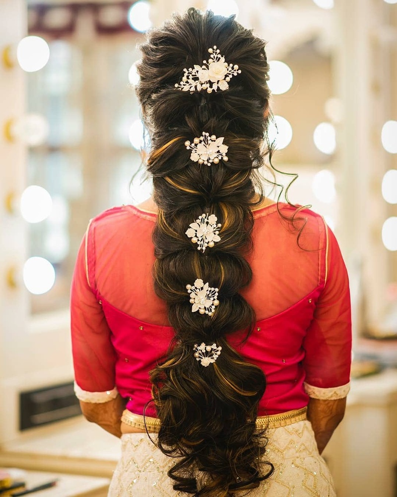 Bridal hairstyles with flowers All the Bollywood celebrity inspiration you  need  Vogue India