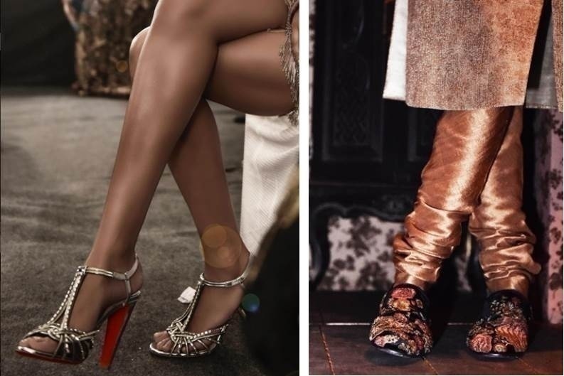 Sabyasachi on sale and louboutin