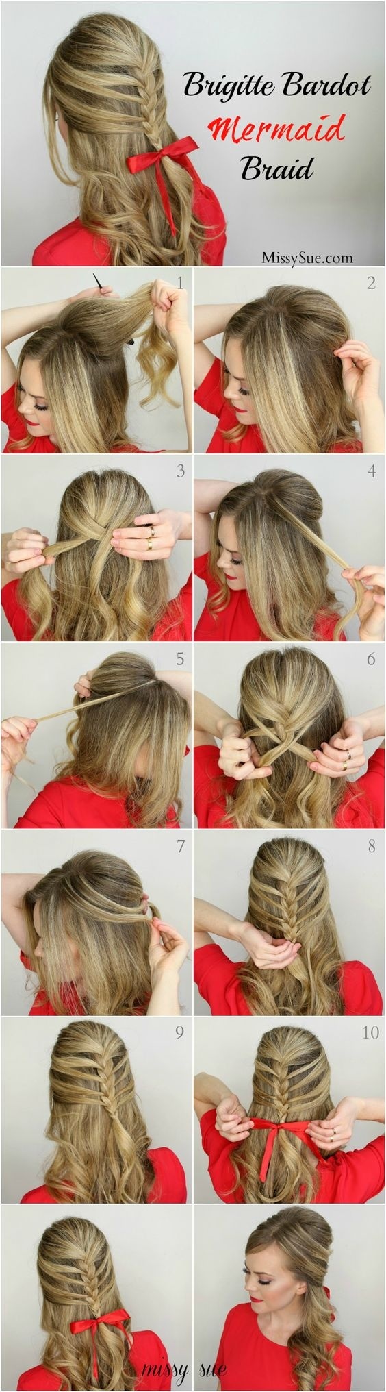 Hairstyles not only improve your #look, but can also boost your  self-esteem.. Try This #Stylish Hairs… | Braiding your own hair, Easy  hairstyles, Long hair styles