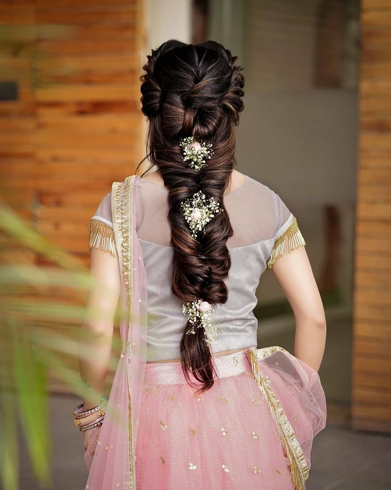 Tying Bridal Braids With Gota String Is The Newest Trend & It Looks WOW! |  WeddingBazaar