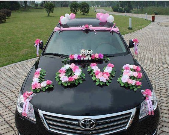 Wedding Car Decoration Ideas That You Can Use For Your Marriage Car Decoration Real Wedding