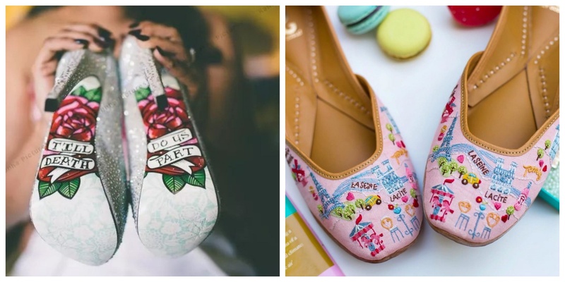 12 Quirky Footwear Worn by Real Brides
