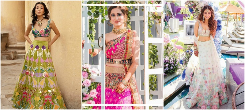 12 Vouge Mehndi Lehenga Ideas to Enliven Your Mehndi Ceremony