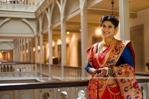 Red Paithani Silk Saree