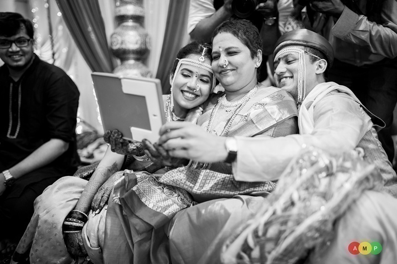 Maharashtrian Wedding held at Gurjar Sutar, Vile Parle Shot In COMPLETE BnW