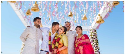 Karthik & Arushi Jodhpur : Moroccan sangeet and Tamil Kalyanam- this couple perfectly blended fun with traditions.