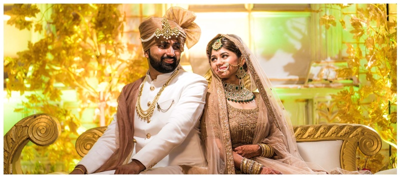 Anuvrat & Sulbha Bhopal : This bubbly bride in blush lehenga and minimal makeup looked like a dream on her wedding day!