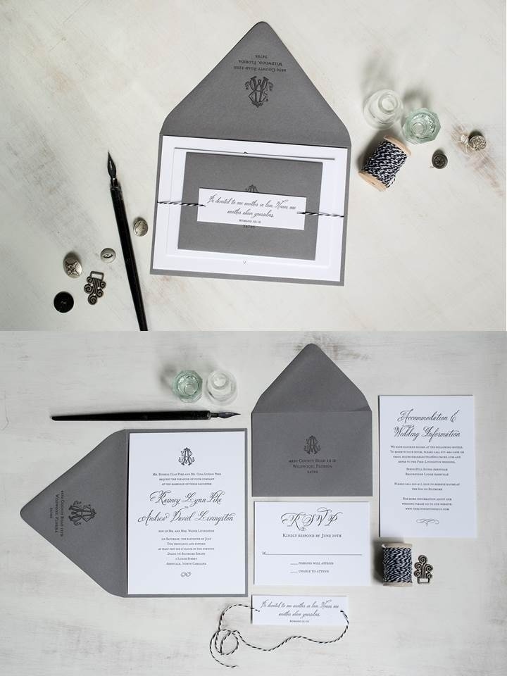 SILVER WEDDING INVITATIONS