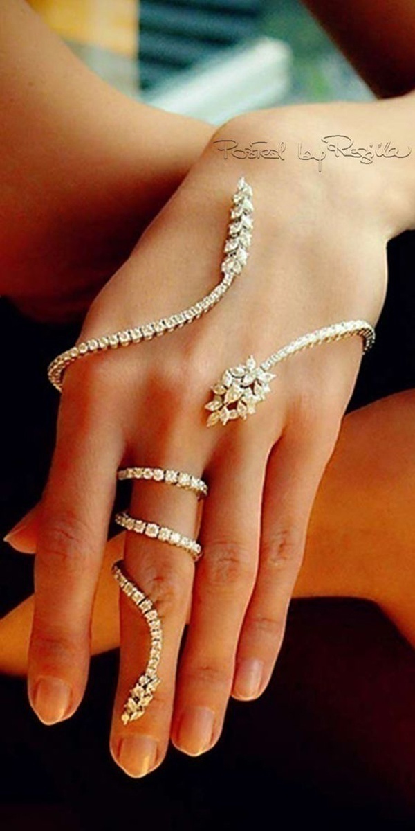 Palm Finger Rings Are the New Wrap around Bling 