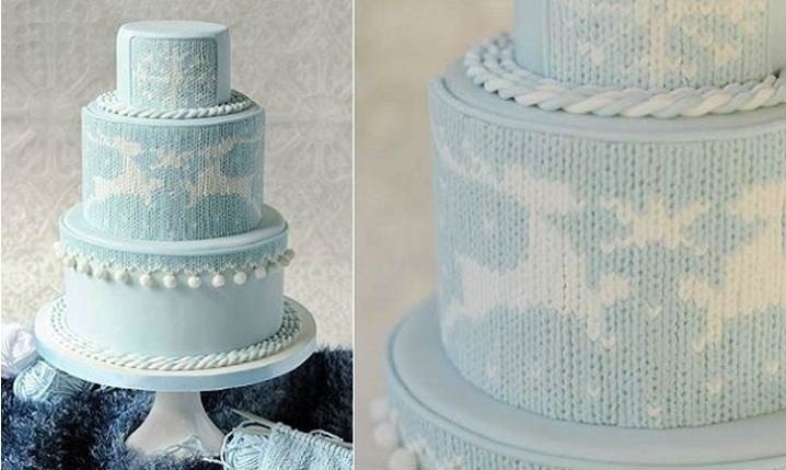 SWEATER / KNIT WEDDING CAKE