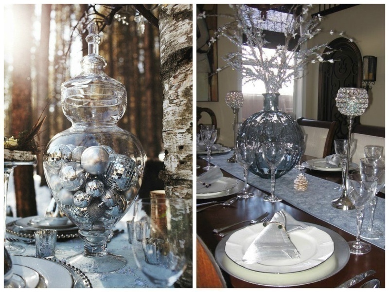 SILVER WEDDING DECORATIONS