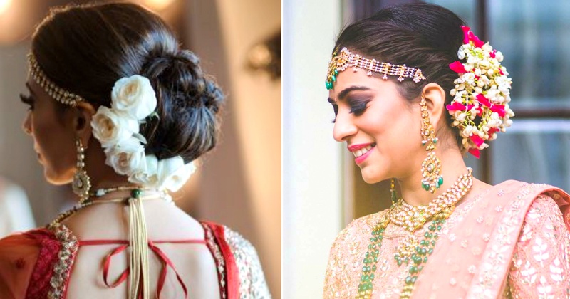 10 Most Beautiful Indian Bridal Hairstyle Images  YouTube