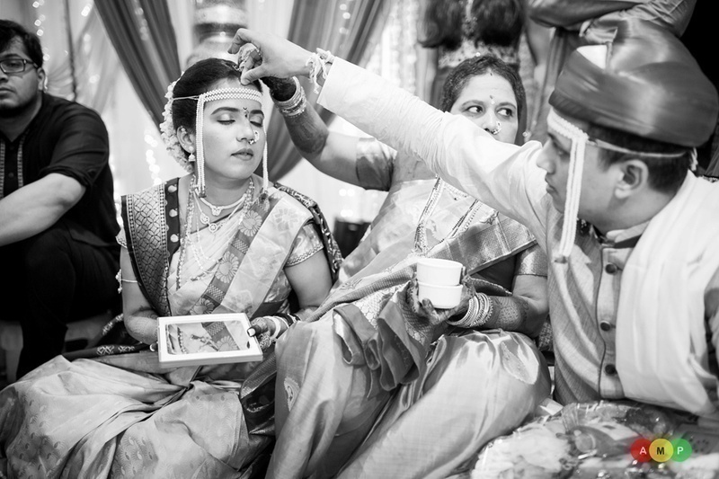 Maharashtrian Wedding held at Gurjar Sutar, Vile Parle Shot In COMPLETE BnW