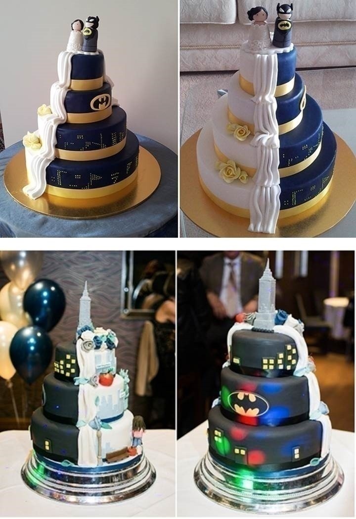 Creative Half and Half Wedding Cake Ideas that You Must Take Straight