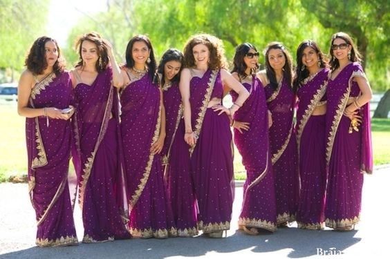 hindu bridesmaid dresses