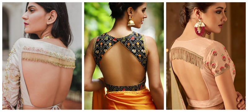 10 Sexy and Sensuous Blouse Back Styles!