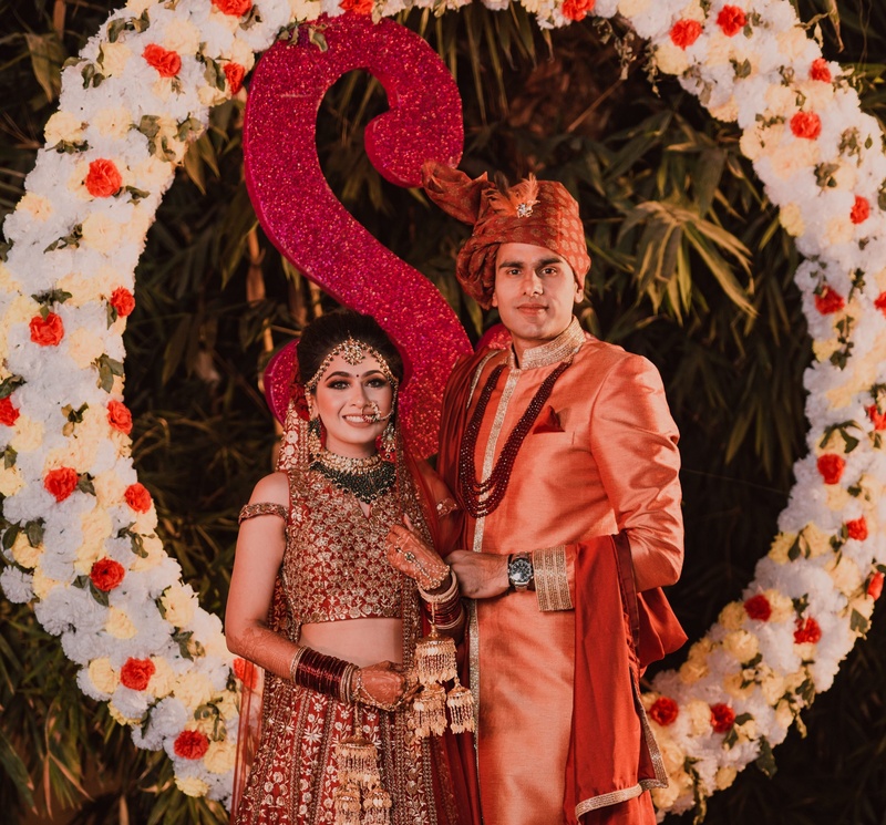 Srishti and Dev Doab Vilas Resort Wedding