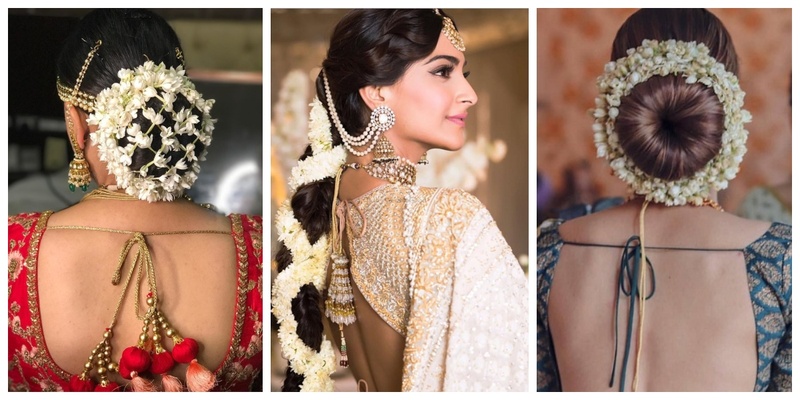 15 trending gajra hairstyles that we spotted on real brides!