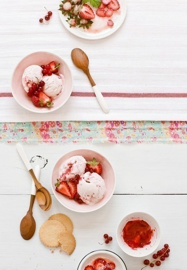 Ice Cream with Fruit