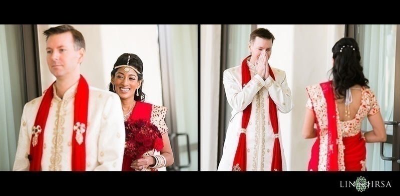 THE BRIDE AND GROOM FIRST LOOK SHOULD NOT BE DONE BEFORE THE CEREMONY