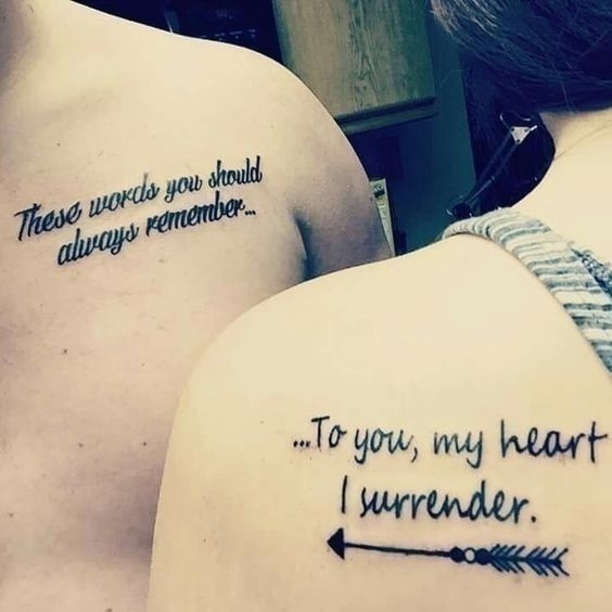 50 Trendy Couple Tattoos  Tattoos For Couples  Tattoo Me Now